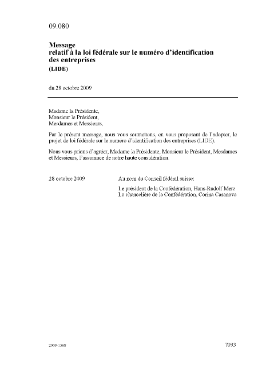 Message (octobre 2009)